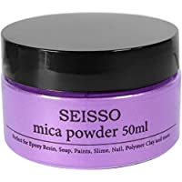 Los mejores  - Dewel Pigmentos para Resina Epoxi de Color Púrpura- 50g Pigmentos en Polvo de Mica- Colorante Resina Epoxi Transparente…